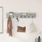 vidaXL Wall-Mounted Coat Rack Concrete grey 100 x 10.5 x 18 cm