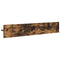 vidaXL Wall-Mounted Coat Rack with Shelf Smoked oak 100 x 10.5 x 18 cm