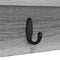 vidaXL Wall-Mounted Coat Rack Grey sonoma 100 x 10.5 x 18 cm