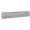 vidaXL Wall-Mounted Coat Rack Grey sonoma 100 x 10.5 x 18 cm