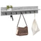 vidaXL Wall-Mounted Coat Rack Grey sonoma 100 x 10.5 x 18 cm