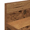 vidaXL Wall-Mounted Coat Rack with Shelf Wall-mounted Old wood 100 x 10.5 x 18 cm