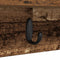 vidaXL Wall-Mounted Coat Rack with Shelf Wall-mounted Old wood 100 x 10.5 x 18 cm