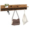 vidaXL Wall-Mounted Coat Rack with Shelf Wall-mounted Old wood 100 x 10.5 x 18 cm
