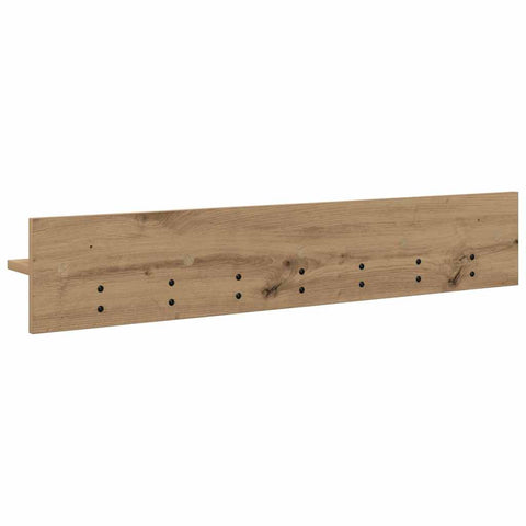 vidaXL Wall-Mounted Coat Rack Artisan oak 100 x 10.5 x 18 cm