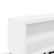 vidaXL Wall-Mounted Coat Rack with Shelf Wall-mounted with Storage White Engineered wood