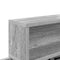 vidaXL Wall-Mounted Coat Rack with Shelf Wall-mounted with Storage Grey sonoma Engineered wood