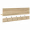 vidaXL Wall-Mounted Coat Rack with Shelf Wall-mounted with Storage Sonoma oak Engineered wood