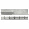 vidaXL Wall-Mounted Coat Rack with Shelf Concrete grey Engineered wood