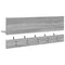 vidaXL Wall-Mounted Coat Rack with Shelf Wall-mounted with Storage Grey sonoma Engineered wood