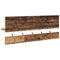 vidaXL Wall-Mounted Coat Rack with Shelf Wall-mounted with Storage Old wood Engineered wood