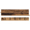 vidaXL Wall-Mounted Coat Rack with Shelf Wall-mounted with Storage Old wood Engineered wood
