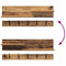 vidaXL Wall-Mounted Coat Rack with Shelf Wall-mounted with Storage Old wood Engineered wood
