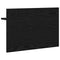 vidaXL Wall-Mounted Coat Rack with Shelf Wall-mounted with Storage Black oak 60 x 40 x 12 cm