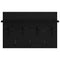 vidaXL Wall-Mounted Coat Rack with Shelf Wall-mounted with Storage Black oak 60 x 40 x 12 cm