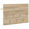 vidaXL Wall-Mounted Coat Rack with Shelf Wall-mounted with Storage Sonoma oak 60 x 40 x 12 cm