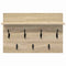 vidaXL Wall-Mounted Coat Rack with Shelf Wall-mounted with Storage Sonoma oak 60 x 40 x 12 cm
