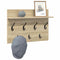vidaXL Wall-Mounted Coat Rack with Shelf Wall-mounted with Storage Sonoma oak 60 x 40 x 12 cm