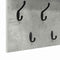 vidaXL Wall-Mounted Coat Rack with Shelf Concrete grey 60 x 40 x 12 cm