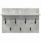 vidaXL Wall-Mounted Coat Rack with Shelf Concrete grey 60 x 40 x 12 cm