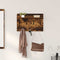 vidaXL Wall-Mounted Coat Rack with Shelf Wall-mounted with Storage Smoked oak 60 x 40 x 12 cm