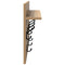 vidaXL Wall-Mounted Coat Rack with Shelf Wall-mounted with Storage Artisan oak 60 x 40 x 12 cm
