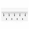 vidaXL Wall-Mounted Coat Rack White 80 x 40 x 12 cm Engineered wood