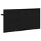 vidaXL Wall-Mounted Coat Rack with Shelf Wall-mounted with Storage Black oak 80 x 40 x 12 cm