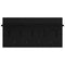 vidaXL Wall-Mounted Coat Rack with Shelf Wall-mounted with Storage Black oak 80 x 40 x 12 cm