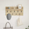 vidaXL Wall-Mounted Coat Rack with Shelf Wall-mounted with Storage Sonoma oak 80 x 40 x 12 cm
