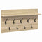 vidaXL Wall-Mounted Coat Rack with Shelf Wall-mounted with Storage Sonoma oak 80 x 40 x 12 cm