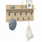 vidaXL Wall-Mounted Coat Rack with Shelf Wall-mounted with Storage Sonoma oak 80 x 40 x 12 cm