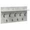 vidaXL Wall-Mounted Coat Rack with Shelf Concrete grey 80 x 40 x 12 cm