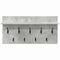 vidaXL Wall-Mounted Coat Rack with Shelf Concrete grey 80 x 40 x 12 cm