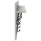 vidaXL Wall-Mounted Coat Rack with Shelf Concrete grey 80 x 40 x 12 cm
