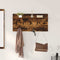 vidaXL Wall-Mounted Coat Rack with Shelf Wall-mounted with Storage Smoked oak 80 x 40 x 12 cm