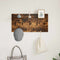 vidaXL Wall-Mounted Coat Rack with Shelf Wall-mounted with Storage Smoked oak 80 x 40 x 12 cm