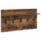 vidaXL Wall-Mounted Coat Rack with Shelf Wall-mounted with Storage Smoked oak 80 x 40 x 12 cm