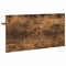 vidaXL Wall-Mounted Coat Rack with Shelf Wall-mounted with Storage Smoked oak 80 x 40 x 12 cm