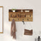 vidaXL Wall-Mounted Coat Rack Old wood 80 x 40 x 12 cm Engineered wood