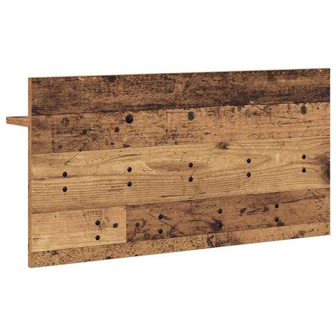 vidaXL Wall-Mounted Coat Rack Old wood 80 x 40 x 12 cm Engineered wood
