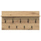 vidaXL Wall-Mounted Coat Rack with Shelf Wall-mounted with Storage Artisan oak 80 x 40 x 12 cm