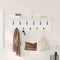 vidaXL Wall-Mounted Coat Rack White 100 x 40 x 12 cm Engineered wood