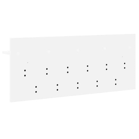 vidaXL Wall-Mounted Coat Rack White 100 x 40 x 12 cm Engineered wood