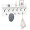 vidaXL Wall-Mounted Coat Rack White 100 x 40 x 12 cm Engineered wood