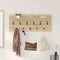 vidaXL Wall-Mounted Coat Rack with Shelf Wall-mounted with Storage Sonoma oak 100 x 40 x 12 cm