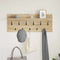 vidaXL Wall-Mounted Coat Rack with Shelf Wall-mounted with Storage Sonoma oak 100 x 40 x 12 cm