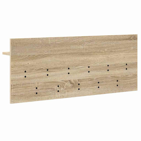 vidaXL Wall-Mounted Coat Rack with Shelf Wall-mounted with Storage Sonoma oak 100 x 40 x 12 cm