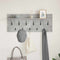 vidaXL Wall-Mounted Coat Rack Concrete grey 100 x 40 x 12 cm