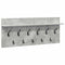 vidaXL Wall-Mounted Coat Rack Concrete grey 100 x 40 x 12 cm